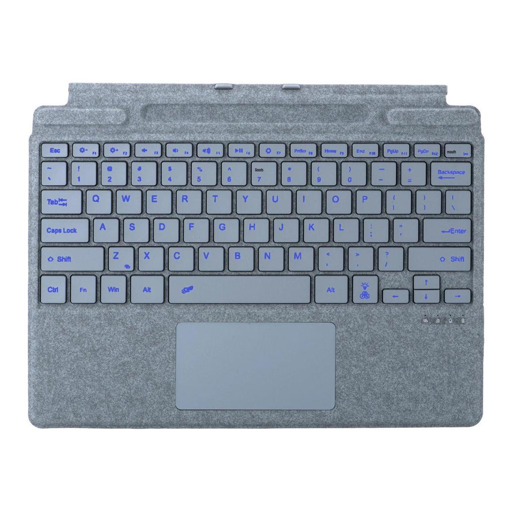 Compatible with Microsoft Surface Pro 3/4/5/6/7, Surface Go 2/3 Touch Backlit Bluetooth Keyboard Shell.