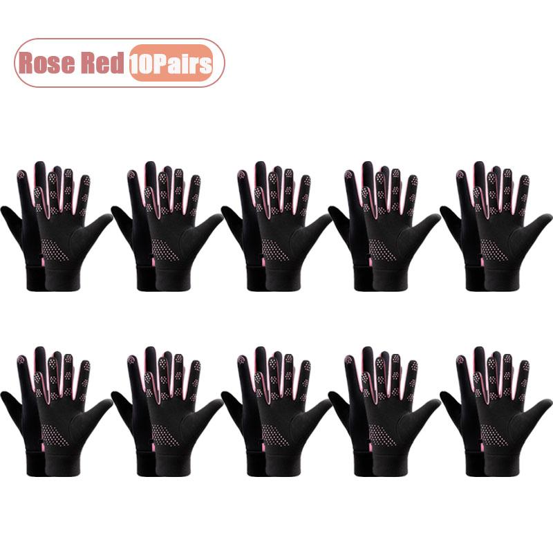 Winter Thermal Touchscreen Gloves for Women Waterproof Outdoor Cycling Gloves Thick Fleece Anti-Slip Design Ideal Christmas Gift