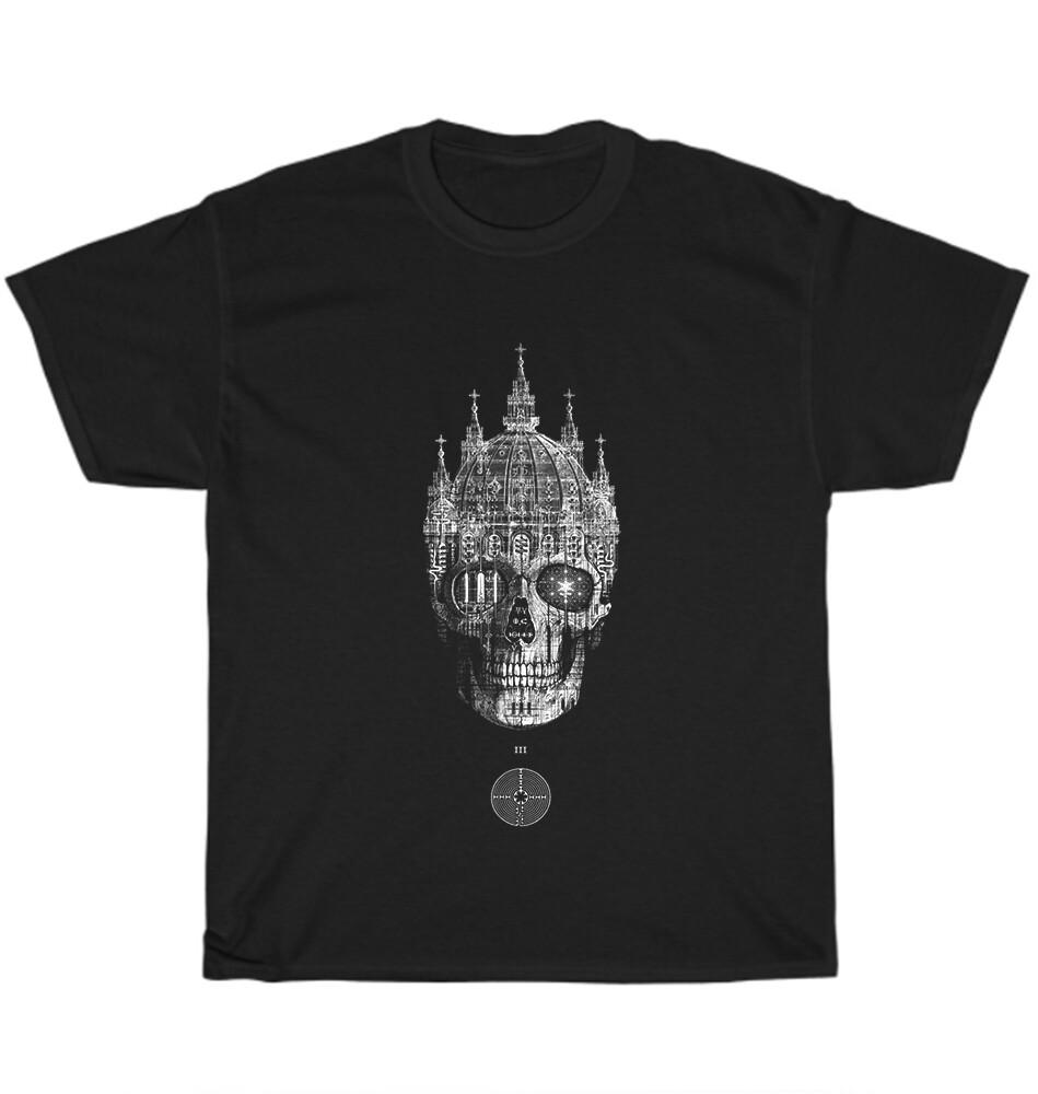 

Skull and Crown Occult Sacred Geometry Skulls Fans Love Skeleton T-Shirt Unisex 3XL