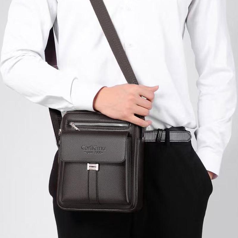Everyday Versatile Rider Mini Leather Shoulder Bag Detachable Strap Portable Crossbody for Motorcycle Weekend Trips