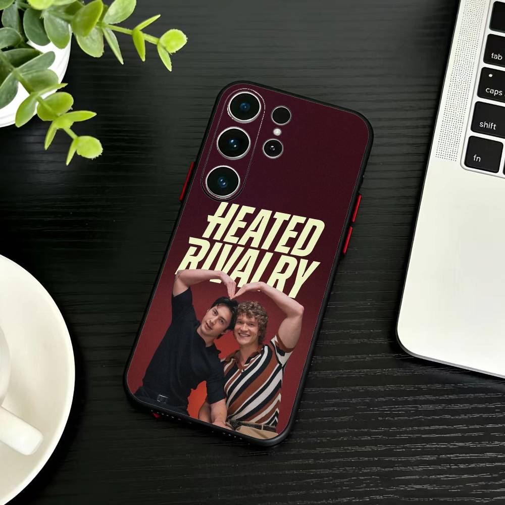 

P-Heated-Rivalry Storrie Phone Case For Samsung S26,S25,S24,S23,S22,S30,S21,Ultra,Plus,FE 5G Black Soft Cover Samsung S24