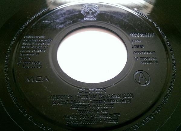 

Часы из 7-дюймовой пластинки Whoomph There It Is MCS2059JB MCA Records 1995 UK Танцевальная Электроника Б/у