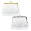 PVC Transparent Coin Purse with Mouth Clip Portable Mini Makeup Pouch Headphone Bag Travel Cosmetic Organizer for Men Women