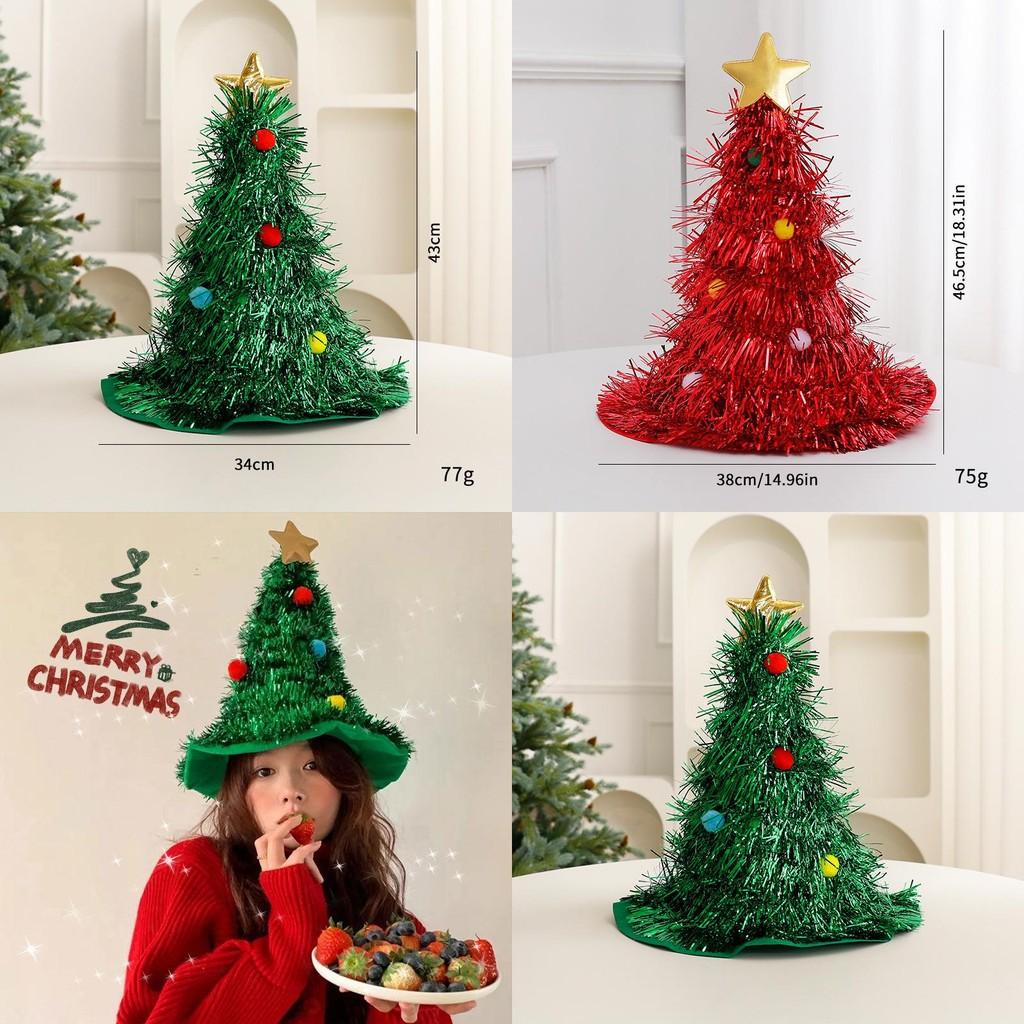 Topper Tree Christmas Hat With Plush Ball Decor For Home Decor And Celebrations
