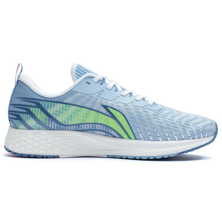 Li Ning Red Rabbit Durable Comfortable Versatile Shock Absorbing Non-Slip Low-Top Running Shoes Men sneaker Blue White ARMR021-6