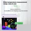 LED Fishtank Thermometers Small Size Temperature Measuring Meter with LED-Screen Stick On for Tanks