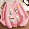 Loose Round-neck Hoodies for Children, Long-sleeved and Cute Round-neck Coats for Boys and Girls In Spring, Autumn and Winter