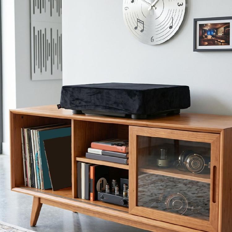 Soft Brushed Fabric Dust Cover For AT LP70XBT Record Player Convenient Use And Storage