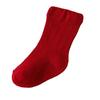 Combed Cotton Red Socks for Newborns & Toddlers: Small/Medium, All Seasons