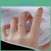 Chic And Trendy Geometric Shimmering Butterfly Ring Crafted From Copper For Fashionable Women