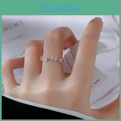 Chic And Trendy Geometric Shimmering Butterfly Ring Crafted From Copper For Fashionable Women