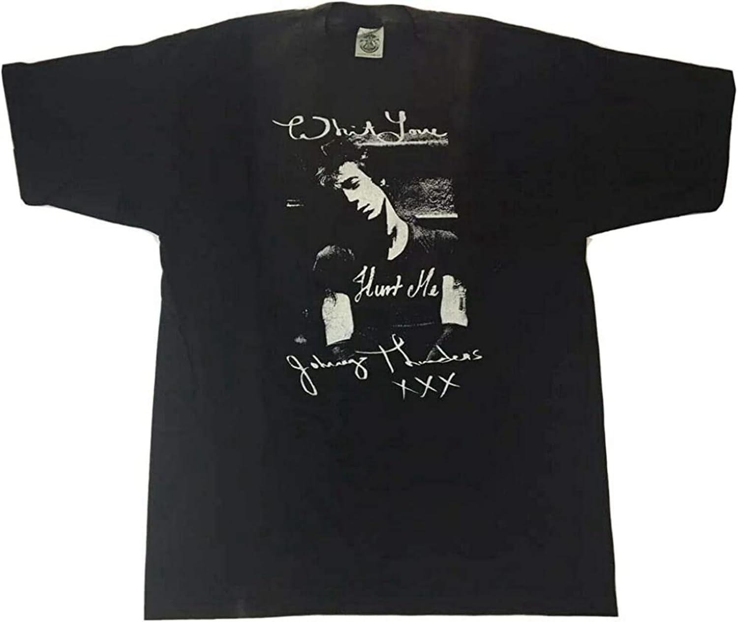 Johnny Thunders Vintage Mosquitohead Mens T Shirt New York Dolls Tour Heartbreakers L чёрный