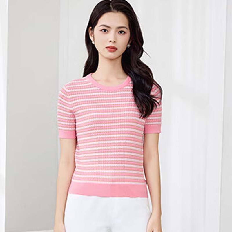 JESSIE Women's Striped Knit Tee