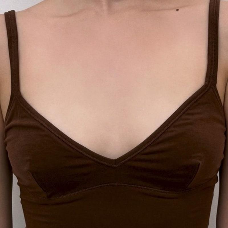 Hanneu Slide String Necklace (Brown / Black / Surgical Steel)