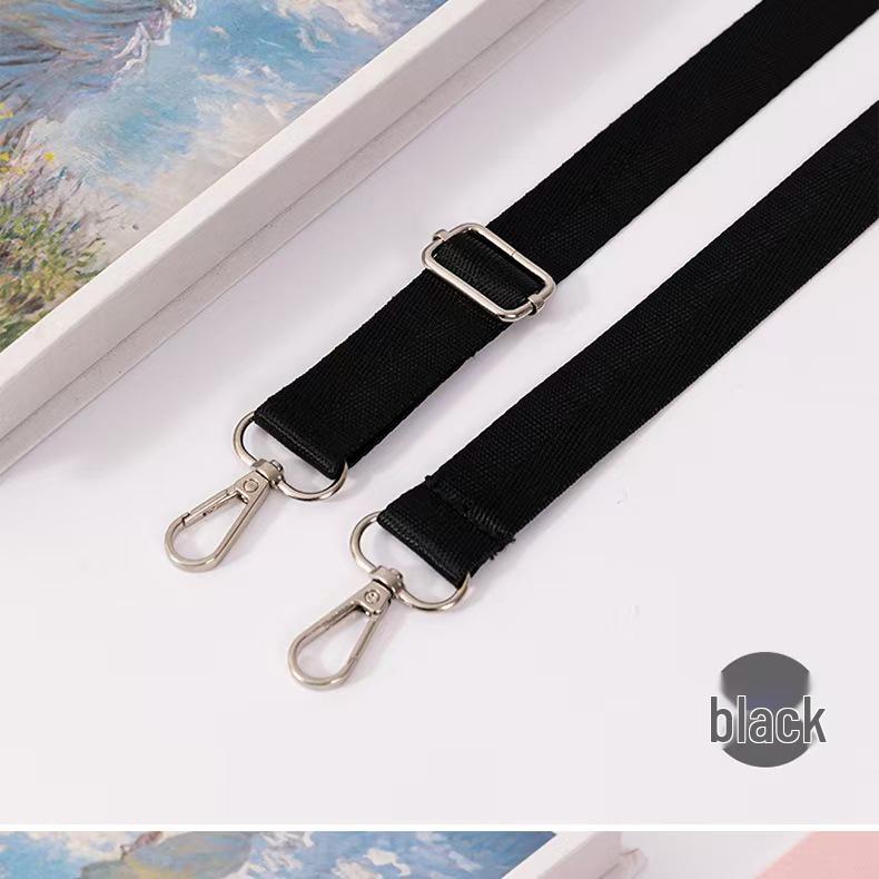 Neuer verstellbarer Crossbody-Schultergurt aus Nylon - Einfarbig, verbreitertes und verdicktes Design
