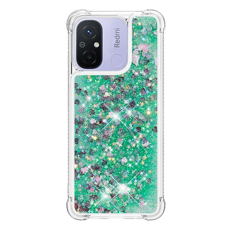 Pre Xiaomi Redmi 12C Puzdro Trblietavé Dynamické Tekuté Puzdro na Pre Fundas Xiaomi Redmi 12C Mi Kryt na Telefón Xiomi Redmi12C 12 C Coque
