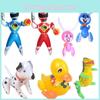 Power Morphin Mighty Rangers Inflatable Doll Dinosaur Rabbit Dog Air Filled Toy