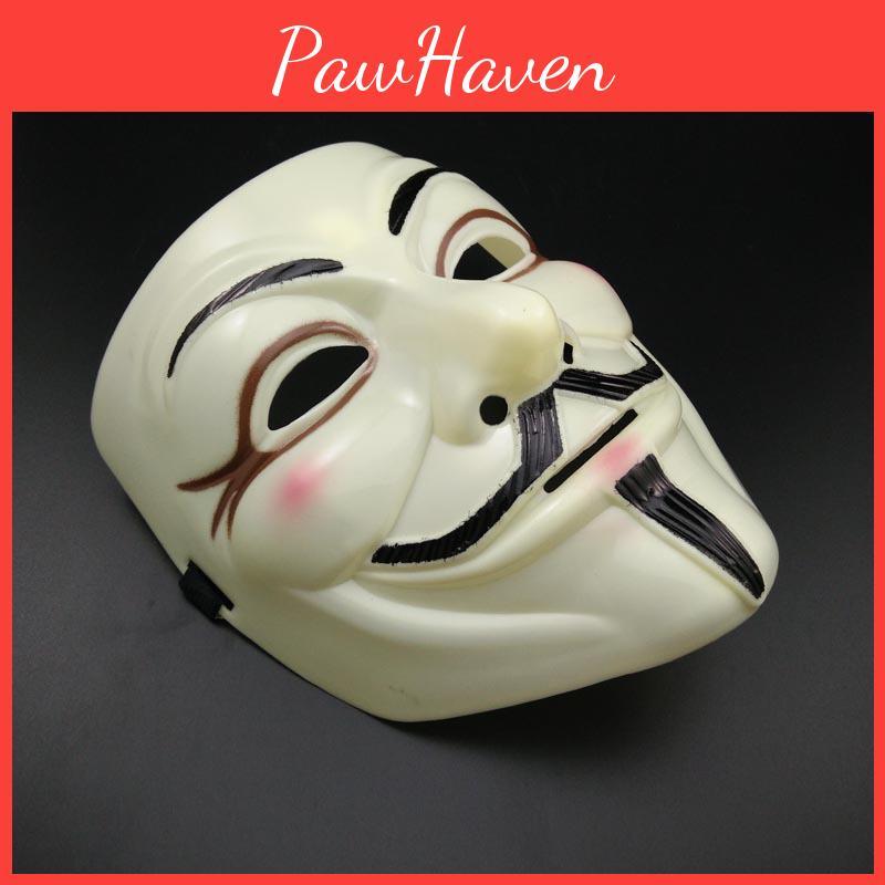 Fashion V For Vendetta Guy Fawkes Mask Anonymous Halloween Costumes Cosplay