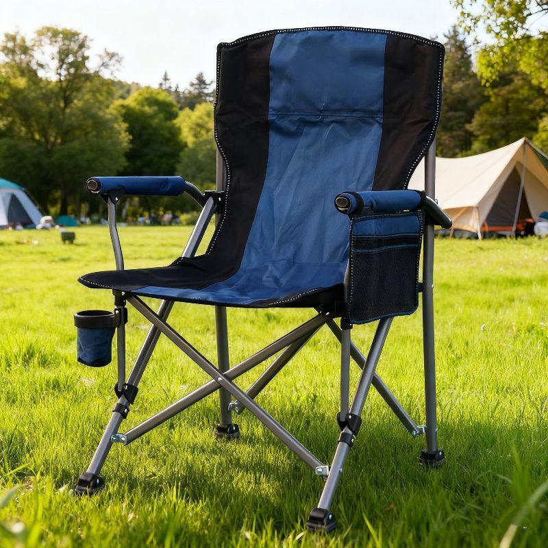 Portable High Back Folding Chair for Beach, Camping & Fishing