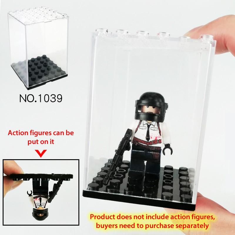 [Spot] 2021 new minifigure display box building blocks mini minifigure dustproof transparent cover display box