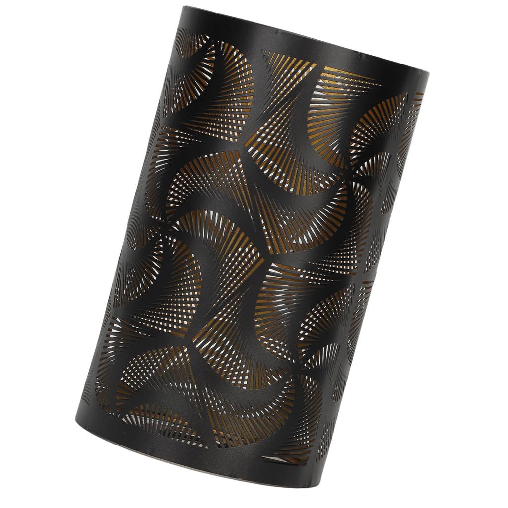 Windmill Shadow Metal Lamp Shades Hollow Carved Lampshade Modern Style Detachable Hollow Lampshade For E27 E26 Lamp