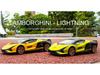 Black Mamba 1/24 Lamborghini Alloy Car Model with Pull Back Action, Sound, Light, and Upper Door Feature.