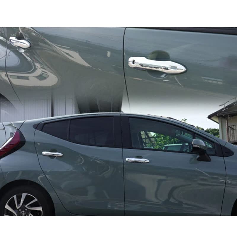 MEKOMEKO Door Handle Cover for Toyota New Aqua Door Knob Cover Door Panel Garnish Exterior Prevents Nail Scratches Custom Dress Up ABS Resin 4PCS New