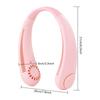 Hanging Neck Fan Portable Mini Bladeless Usb Rechargeable Fans Twistable Leafless Sports Air Cooling