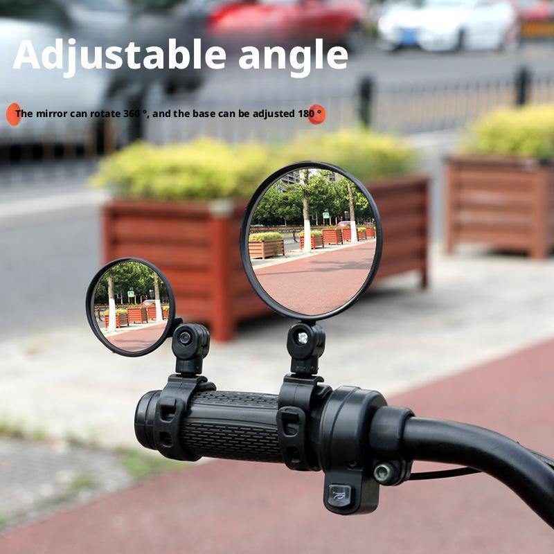 2/1pcs Bicycle Rearview Mirror Convex Mirror Mountain Bike Motorcycle  Rear View Mirrors Accessories 2025 New