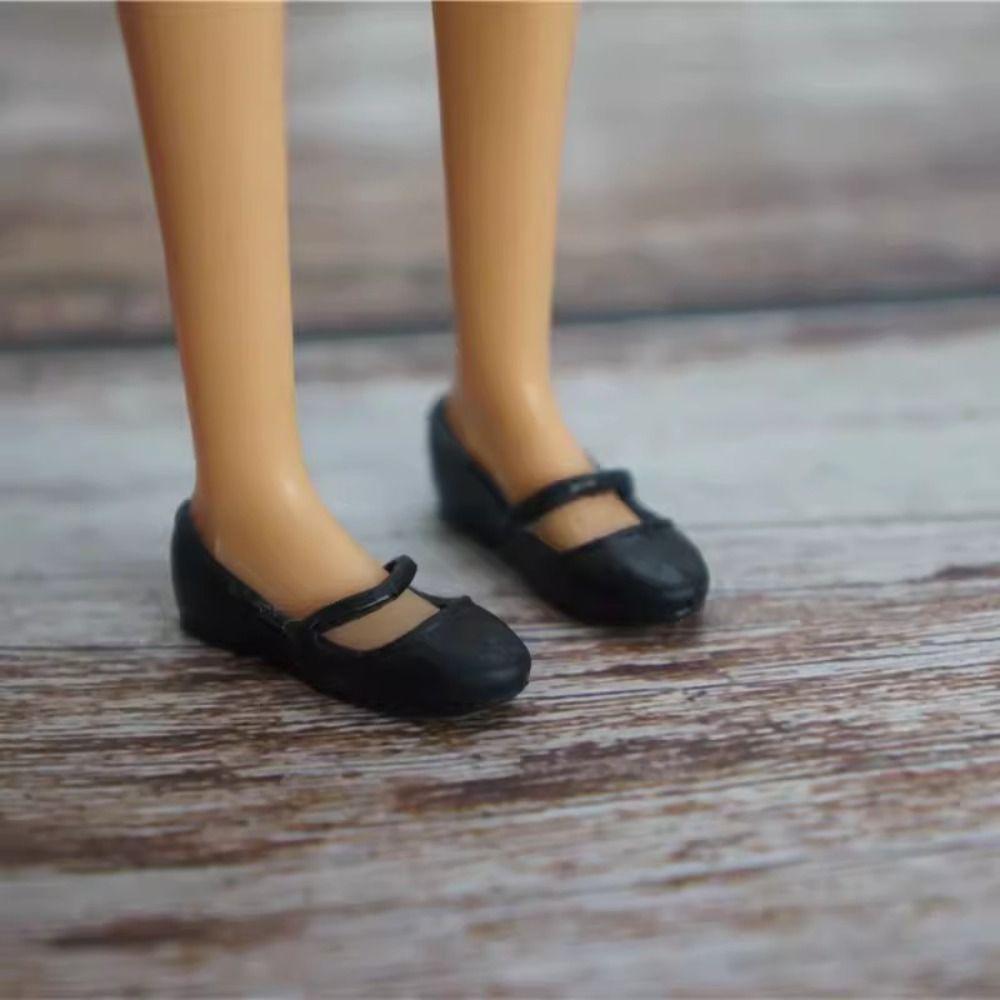 Cizme de Păpușă de Plastic pentru Femei 2,2~2,4cm Lungime Picior Păpușă Pantofi Colorați Accesorii Păpușă