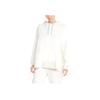 Puma Solid Color Kangaroo Pocket Drawstring Hoodie Long Sleeve Sweatshirt Women Tops White 533421-65