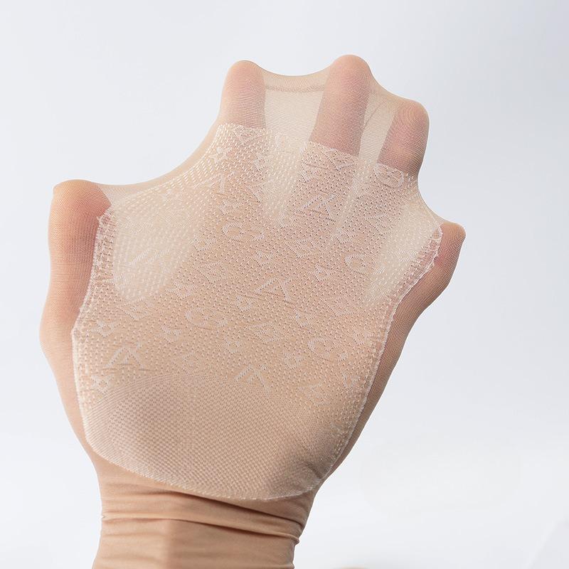 5 Pairs of Extra-large Loose Mid-tube Cotton Bottom Anti-slip and Wear-resistant Thin Steel Wire Socks, Flesh-colored Anti-hooking Short Threads