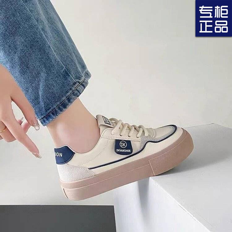 Thick-soled casual versatile heightening thick-soled women's new spring and autumn retro student lightweight sports shoes