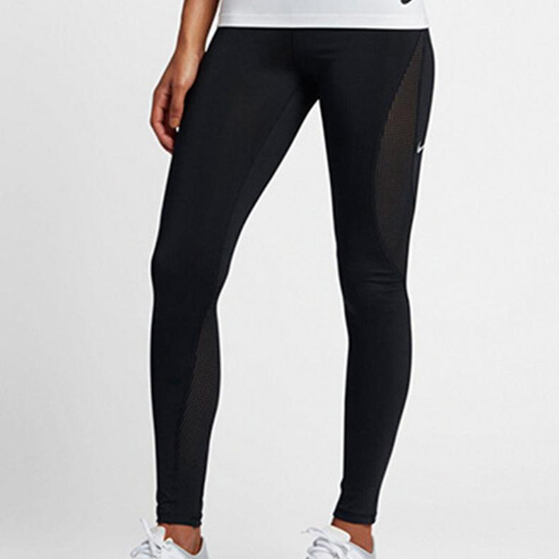 Nike Als W NP Hprcl Tght Lifestyle Serie Weich Bequem Hautfreundlich Vielseitig Atmungsaktiv Gestrickte Sporthose Damenhose 830587-010