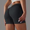 Women's High Waist Hip Lifting Yoga Shorts - European/American, Seamless, Three-Quarter Length, Perfect for Summer Sports
