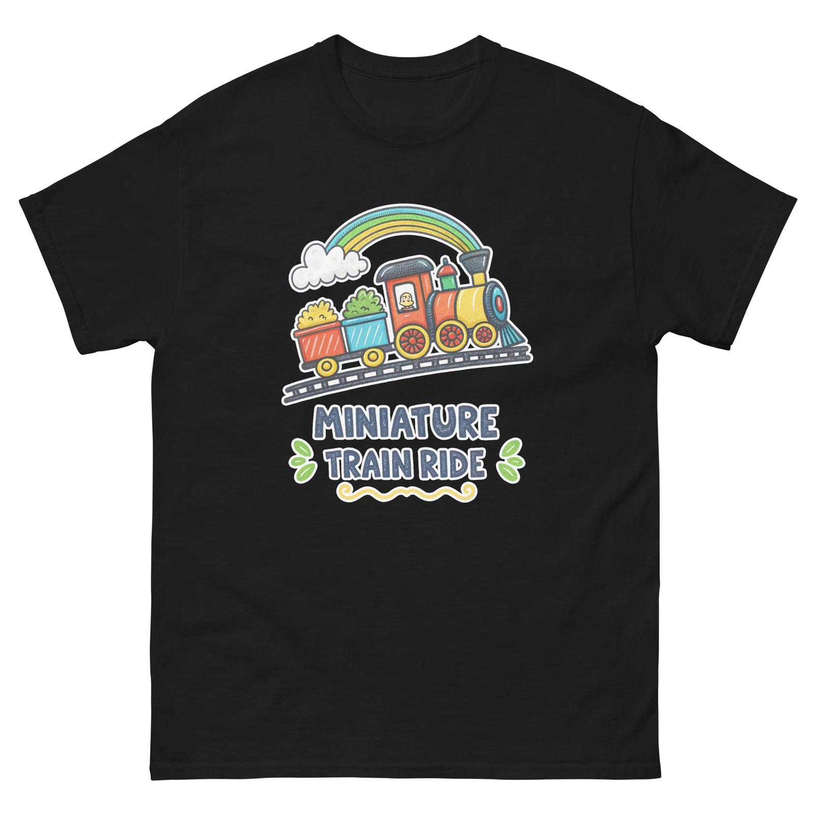 Miniature Train Ride Carnival Fair Amusement Park T-Shirt 4XL