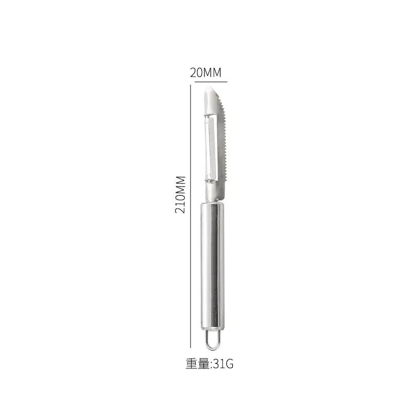 Stainless Steel Peeler, Kitchen Small Tool Set, Multifunctional Household Tools, Fruits, Vegetables, Peels, Knives, Fish Scales,