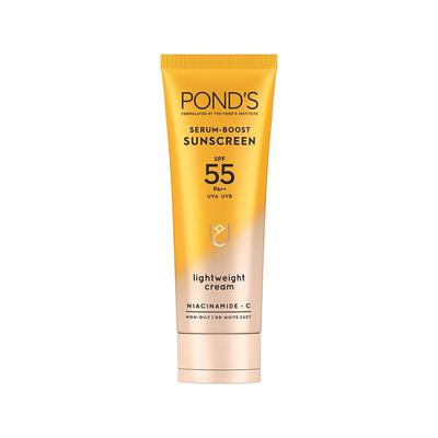 Serum Boost Sonnenschutzcreme LSF 55, 50 g