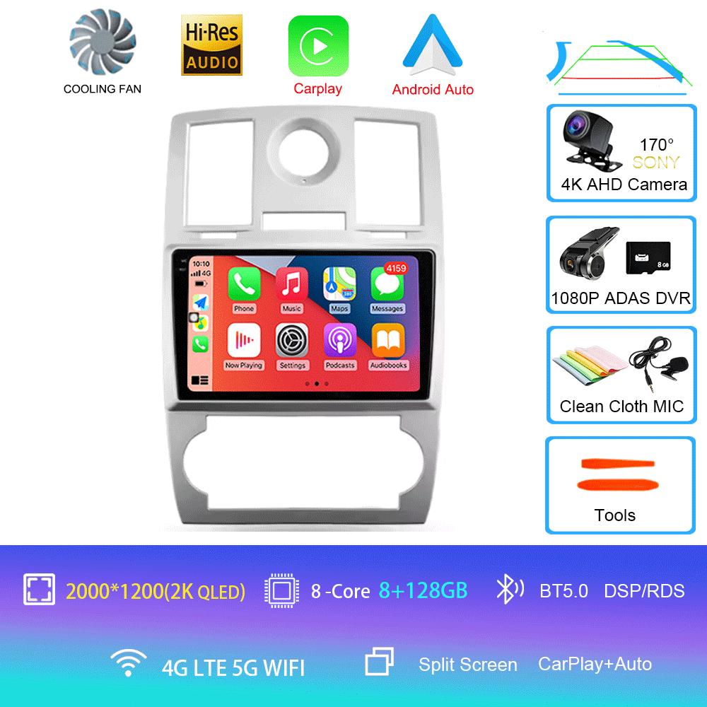 Car Radio Android 14 For Chrysler 300C 1 2004 - 2011 Multimedia Video Player Navigation stereo GPS No 2din 2din DVD