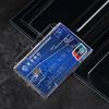 1/3Pcs Thumb Card Case Transparent Plastic ID Tag Name Badge Holder Nurse Staff Work Card Cover Protector Bus Pass Card Sleeve