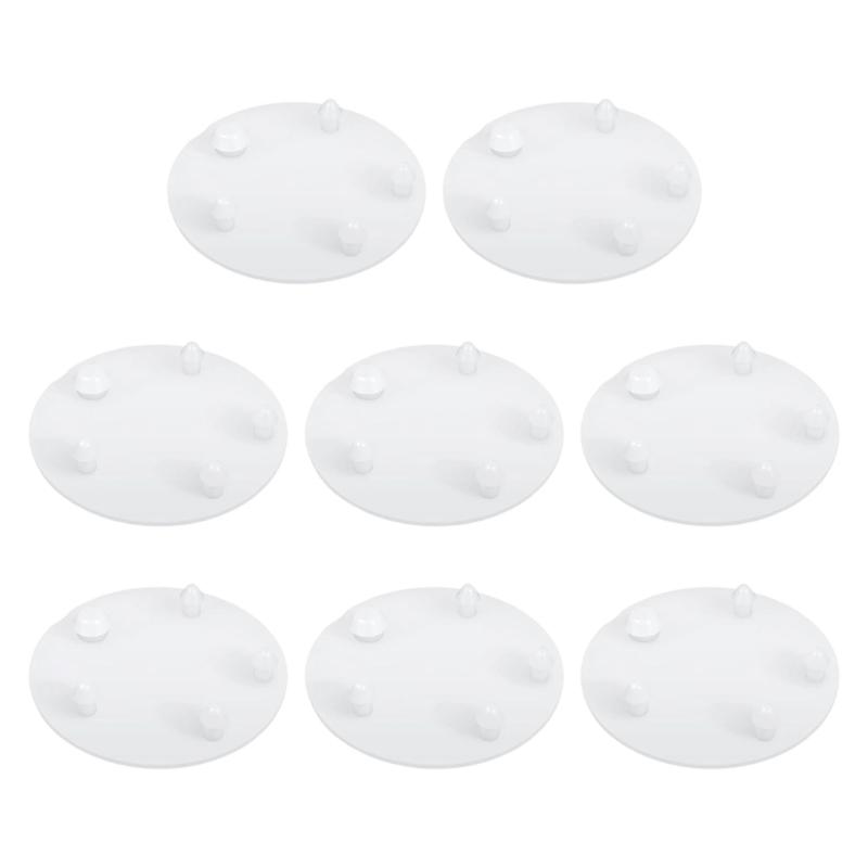 8pack Silicone Toilet Tank Flapper Seal Gaskets Replacement Easy Installation Watertights Toilet Tank Gaskets 1