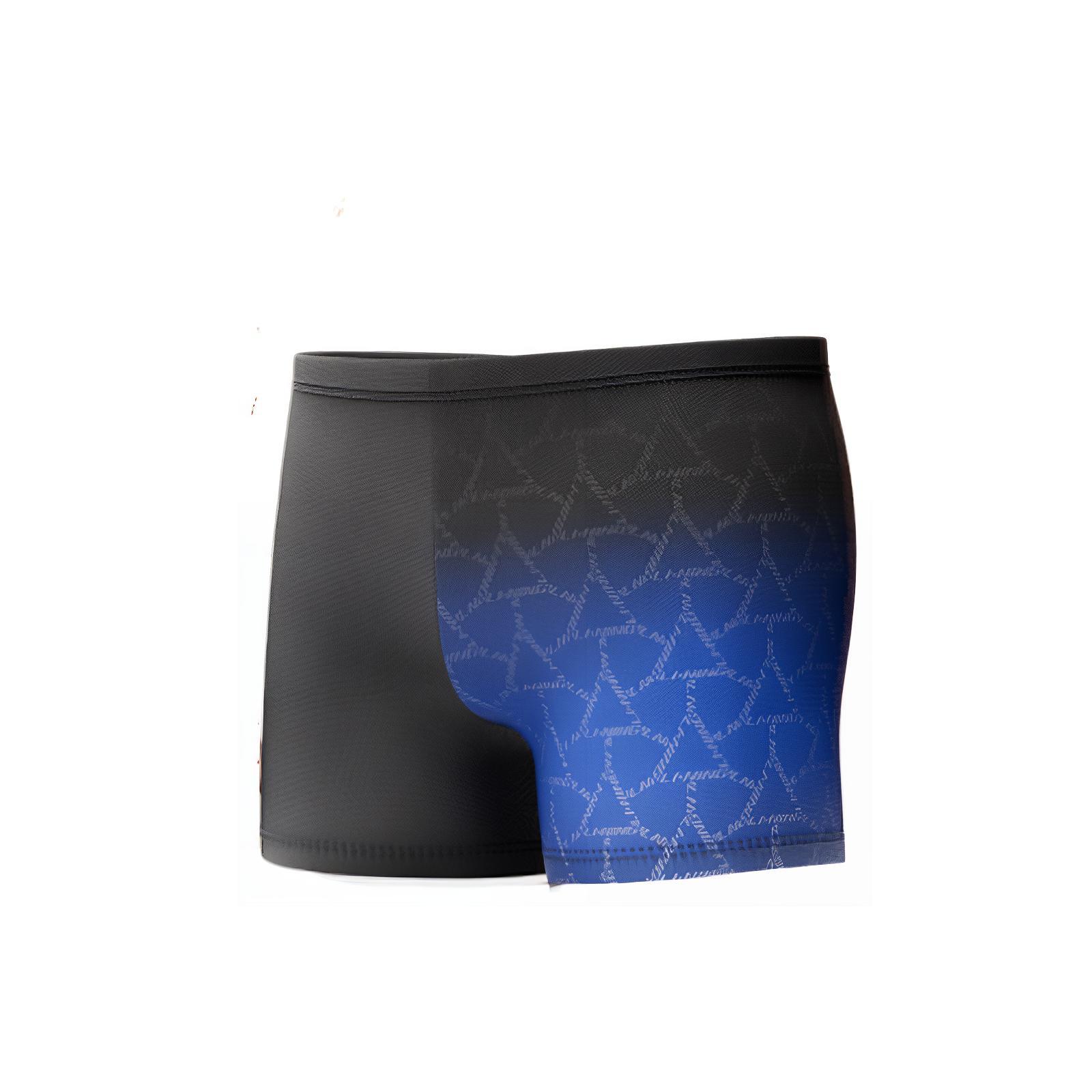 Li Ning Swimming Shorts Men s Black Blue LSKU846-1 L