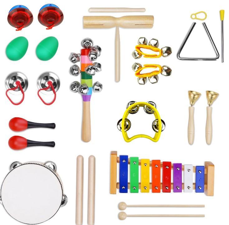 Musical Instrument Set Combination 13-Piece Children'S Early Education Music Percussion Instruments Toys Kindergarten Teaching Aids