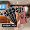For Infinix Note 40 Pro Case Car Magnetic Ring Holder Phone Case For Infinix Note 40 40Pro Camera Shockproof Leather Back Cover