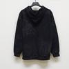 23SS Schwarz Schlammgefärbt Used Reißverschluss Kapuzenpullover Jacke
