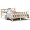 VidaXL Cadre de lit avec tête de lit 120x200 cm bois de pin massif, lit, mobilier de chambre à coucher, lit en bois, lit 3305759
