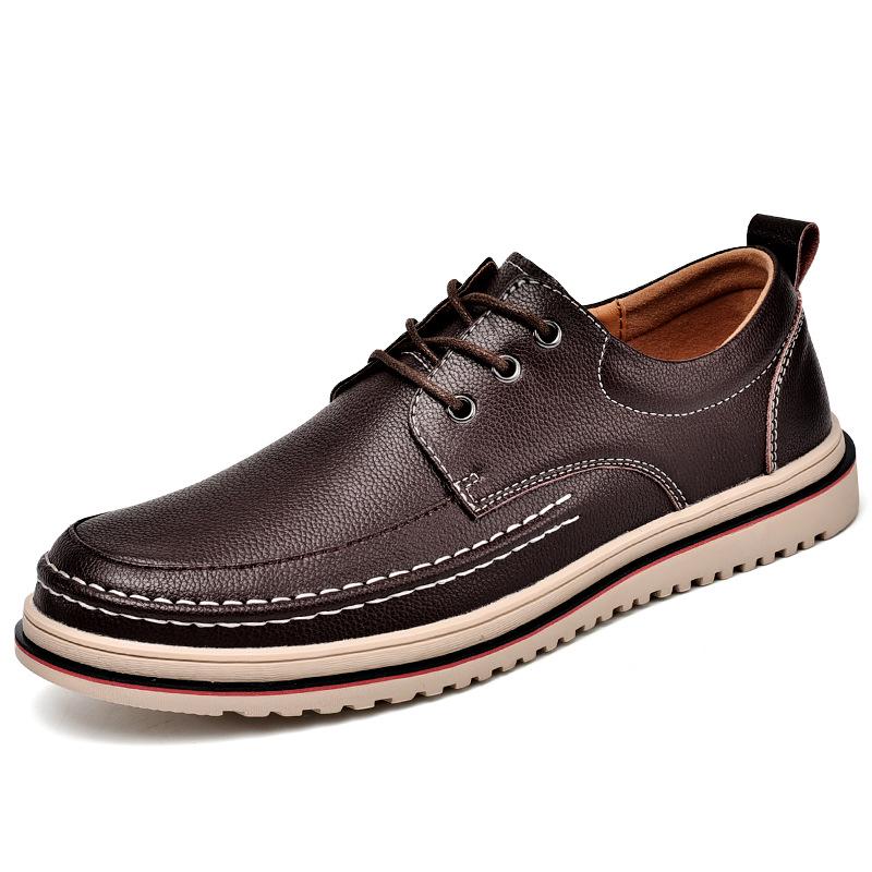 Men s Handmade Genuine Leather Cowhide Casual Business Shoes 39