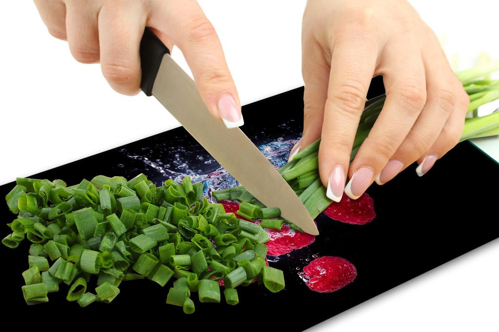 Glass Plate Cutting Board 52X30 Fruits