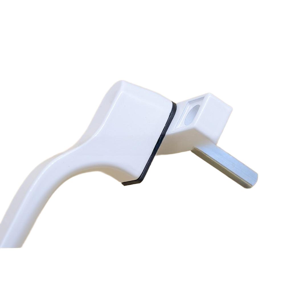 Zinc Alloy White Window Handle For Casement Tilt Turn Baking Varnish Finish Door Fitting