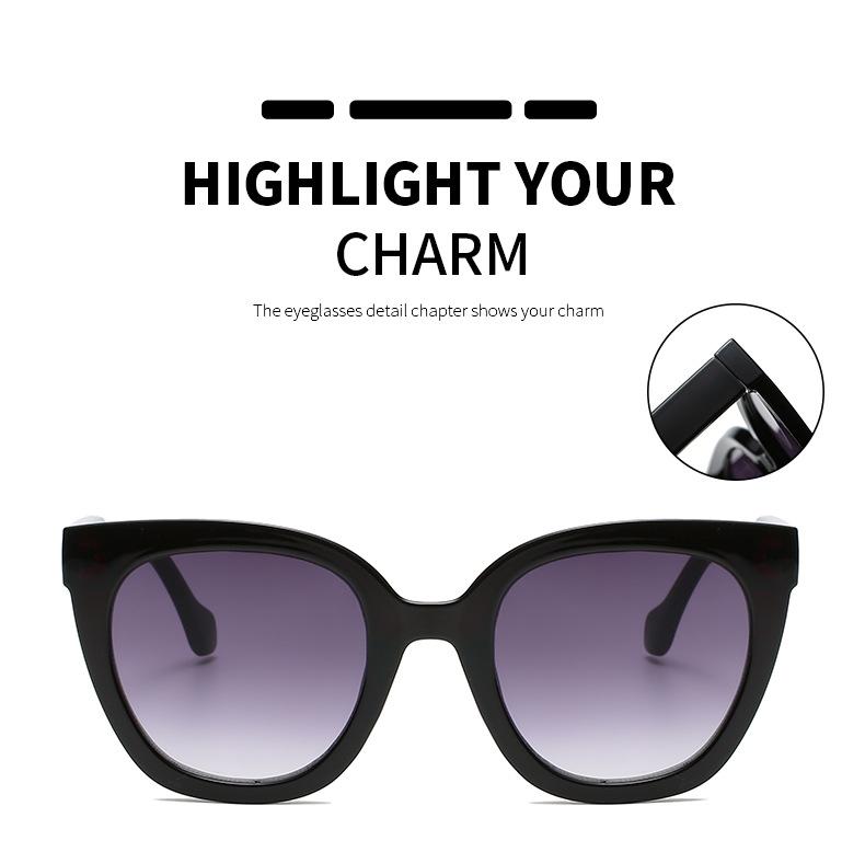 Fashion Cat Eye Sunglasses Women Luxury Brand Designer Vintage Round Sun Glasses Eyeglasses For Female  uv400
